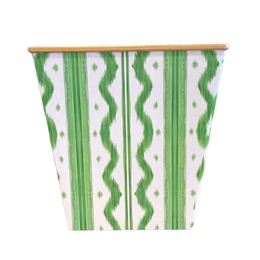 Green Striped Leopard Cachepot Candle
