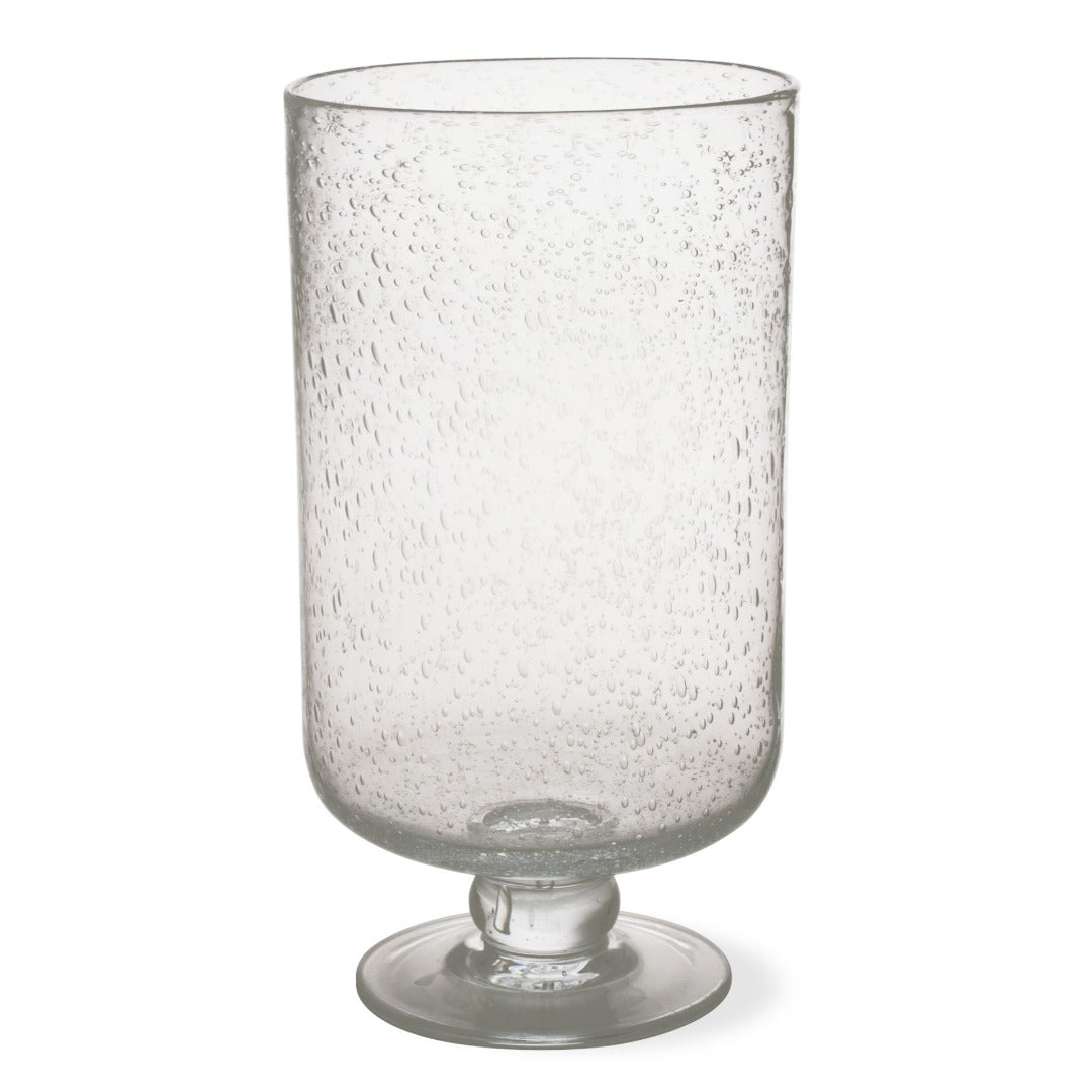 Large Bubble Glass Hurricane - Clear
