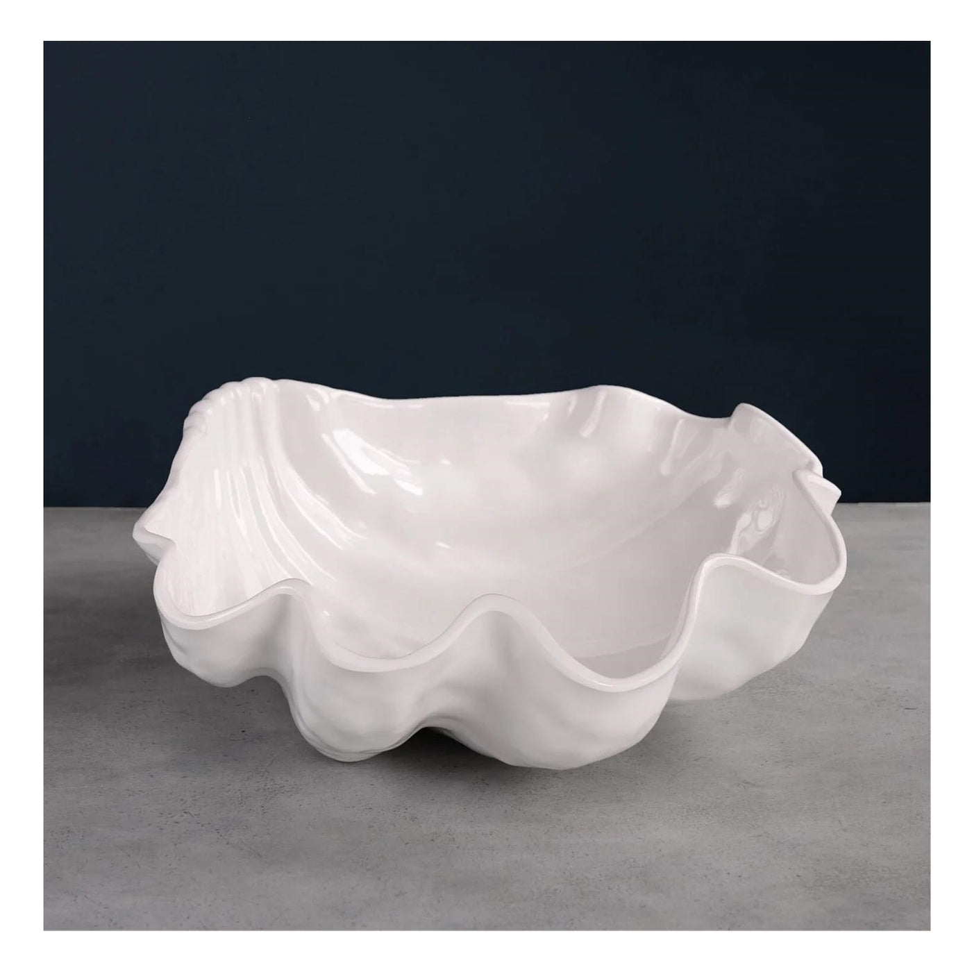 VIDA Ocean Shell Large Bowl (White)