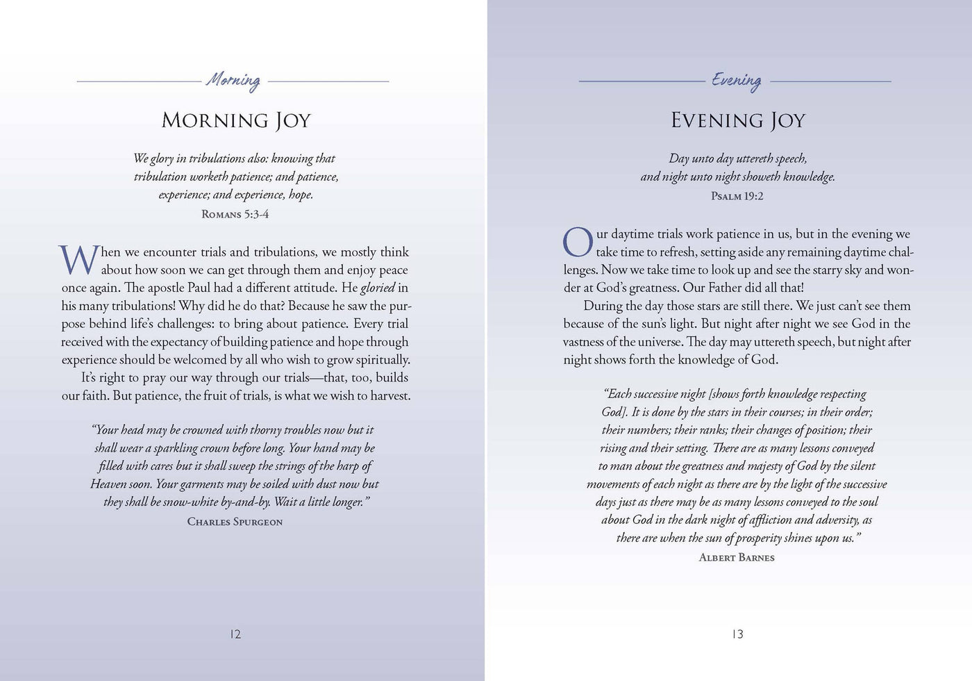 KJV Devotional In the Morning & In the Evening - Devotional