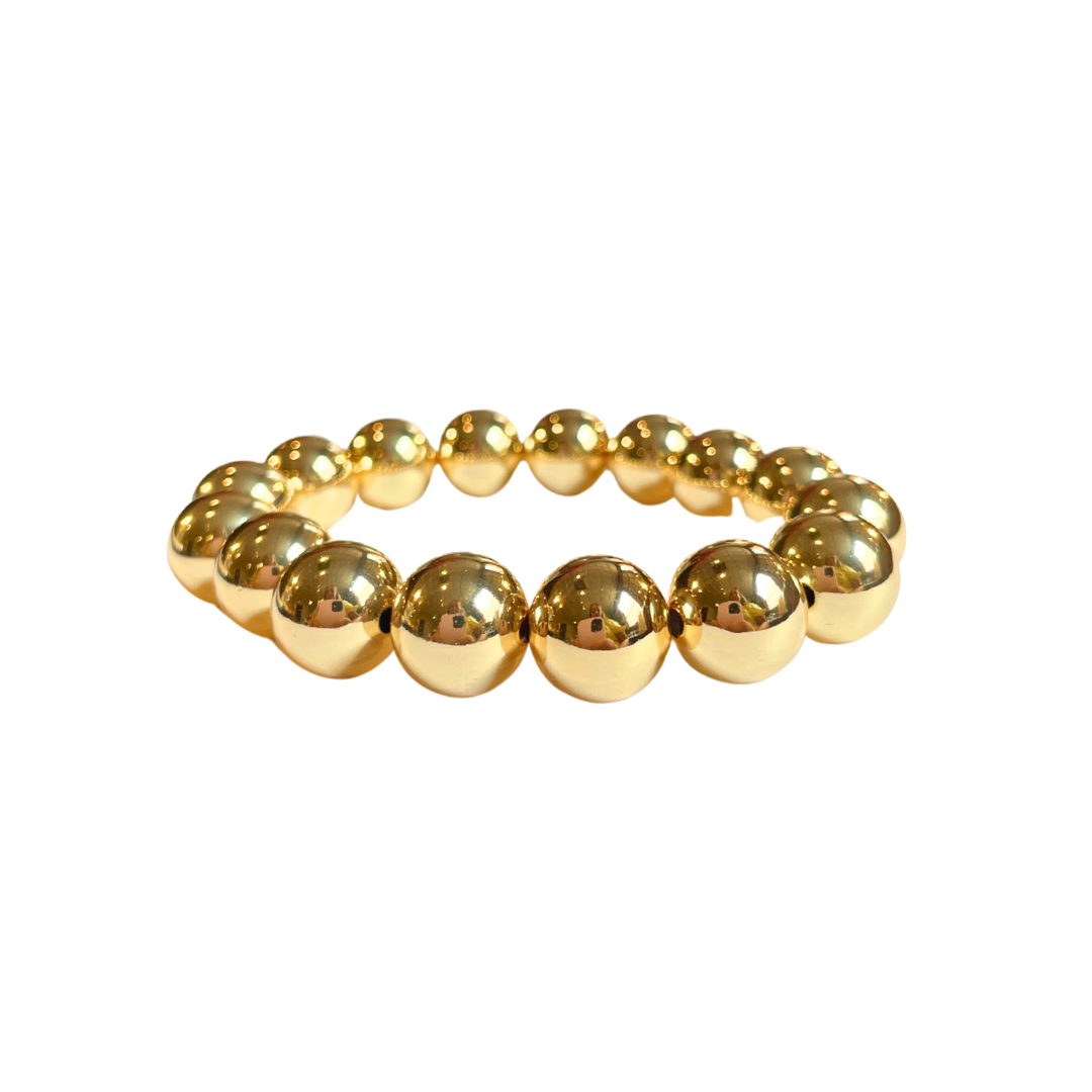 Gold Small Ball Bracelet