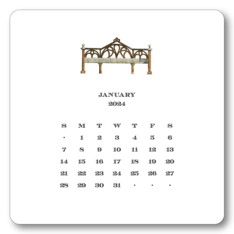 Gardeners Calendar with Easel 2024