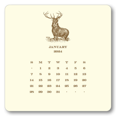 Hunt Calendar with Easel 2024