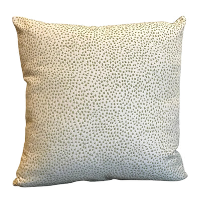 Apple Green Dotted Pillow - 22"
