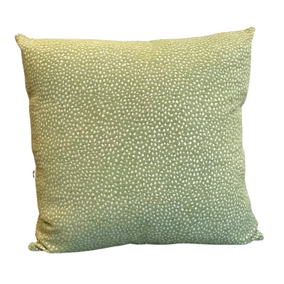 Apple Green Dotted Pillow - 22"