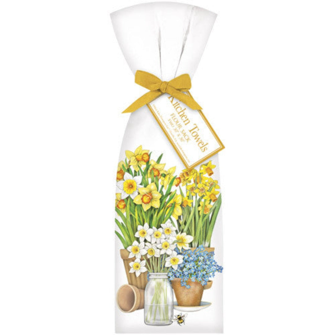 Daffodil Pots Towel Set