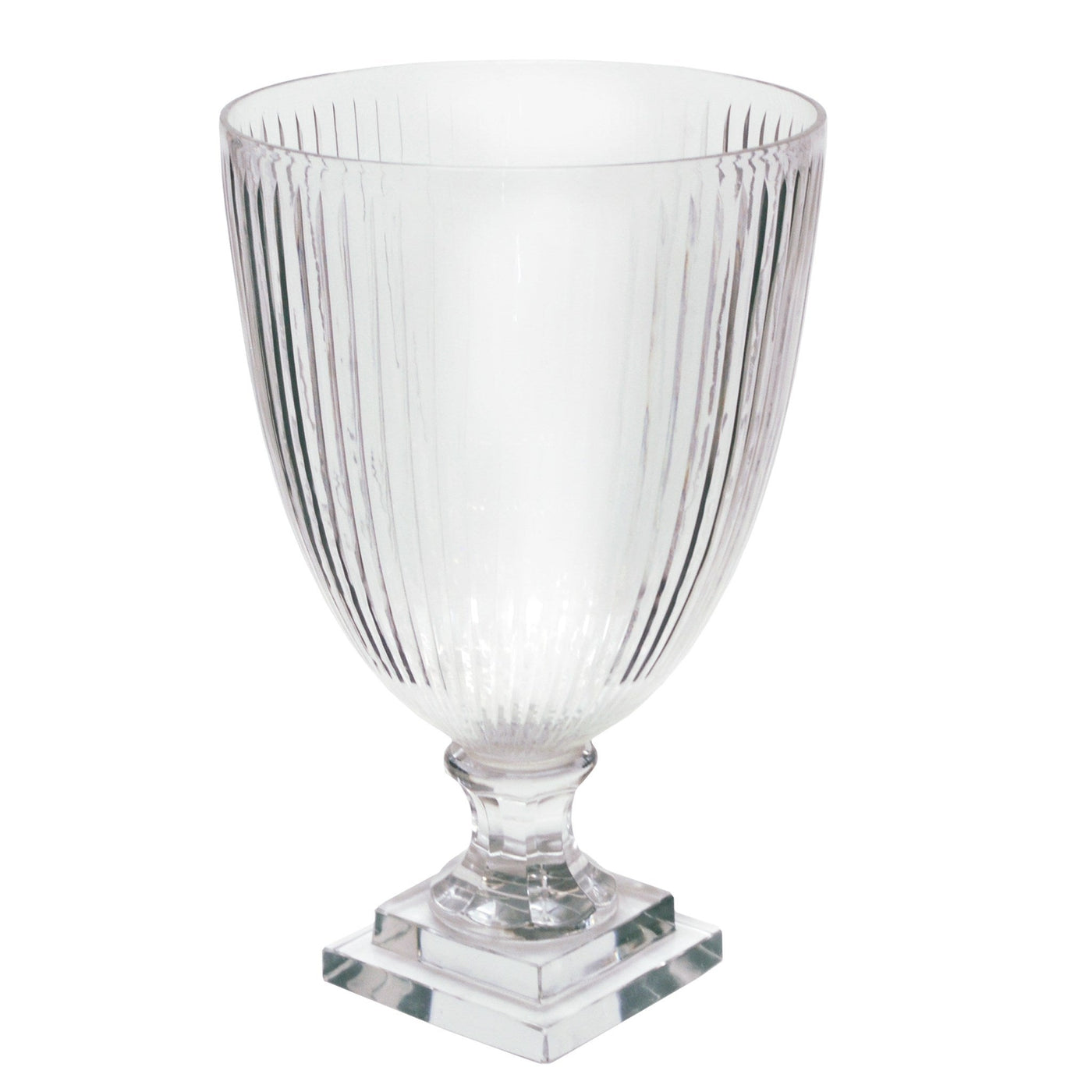 Stripe Cut Vase 12''WX17''H (IN STORE PICKUP ONLY)