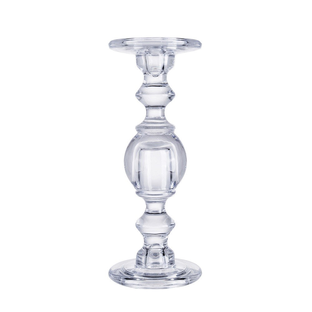 Glass Candle Holder 11.8"