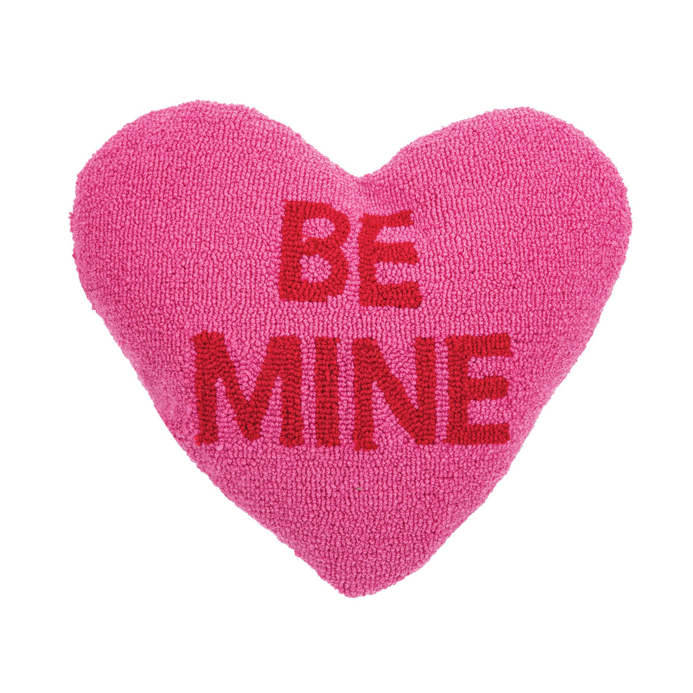 Be Mine Heart Shaped Throw Pillow