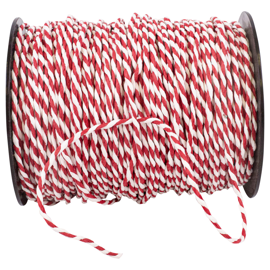Candy Cane Gift Twine 3/32 in x 100 yd