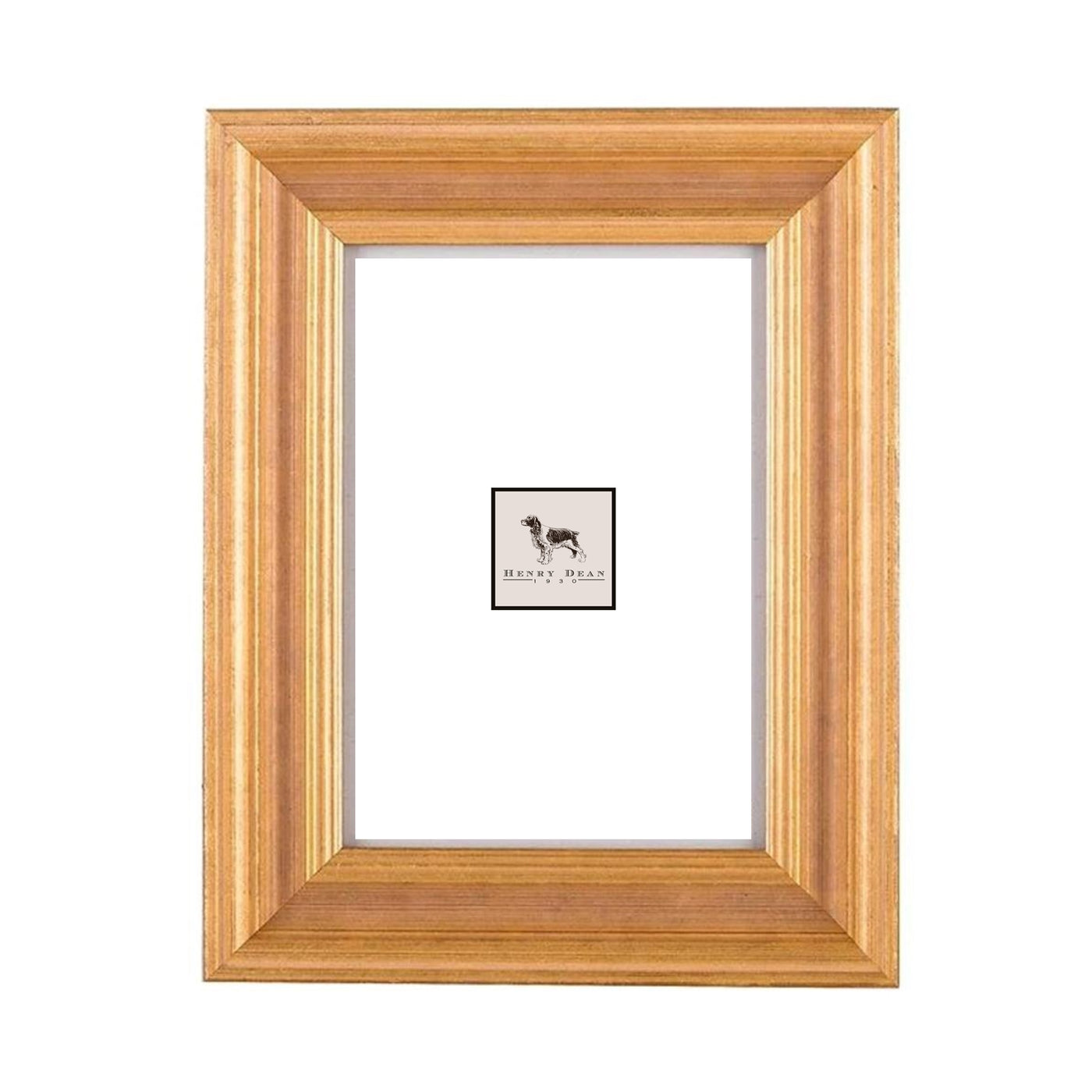 Wide Gold Channel Frame