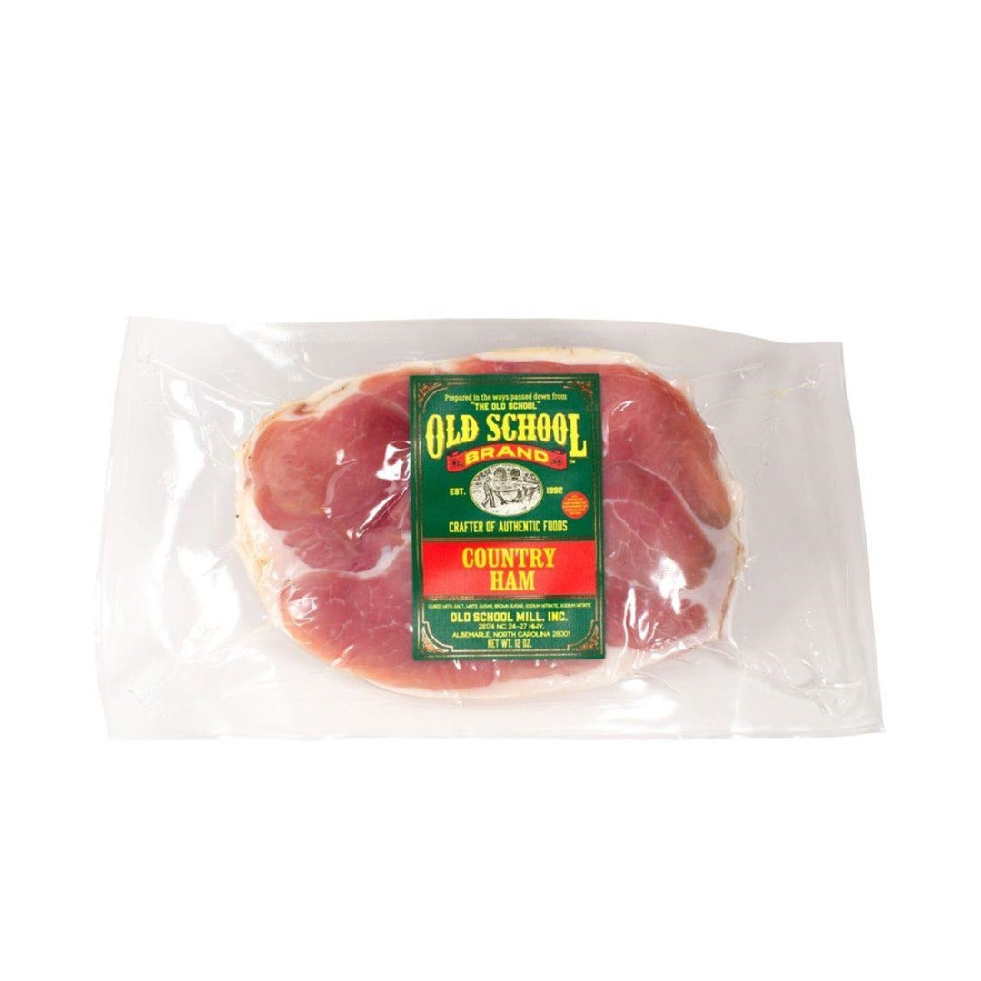 Old School Sugar Cured Country Ham Center Cut Slices  12 oz.