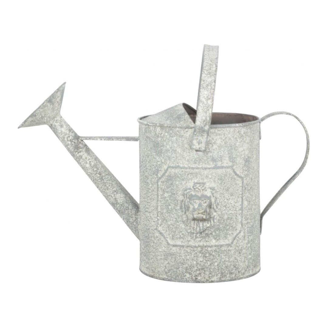 Aged Metal Lion Watering Can