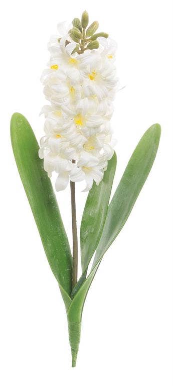 Natural Touch Hyacinth White 15.75"