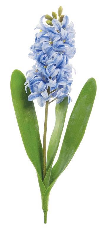 Natural Touch Hyacinth Blue 15.75"