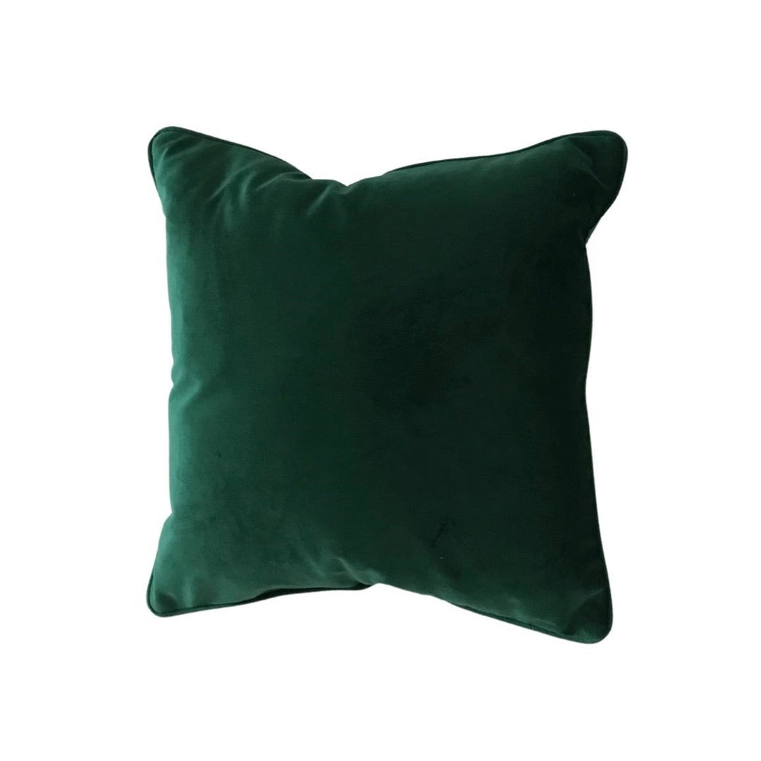 Green Velvet Pillow 20" x 20"