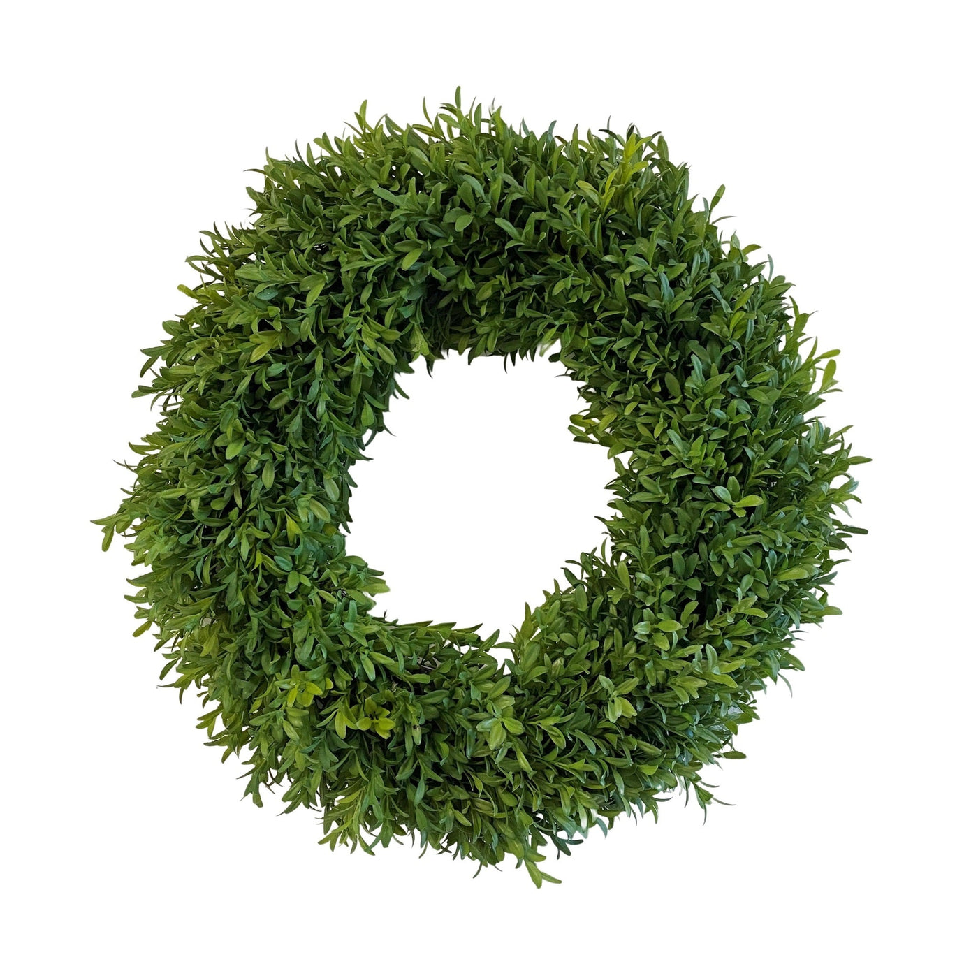 Faux Boxwood Wreath 18''