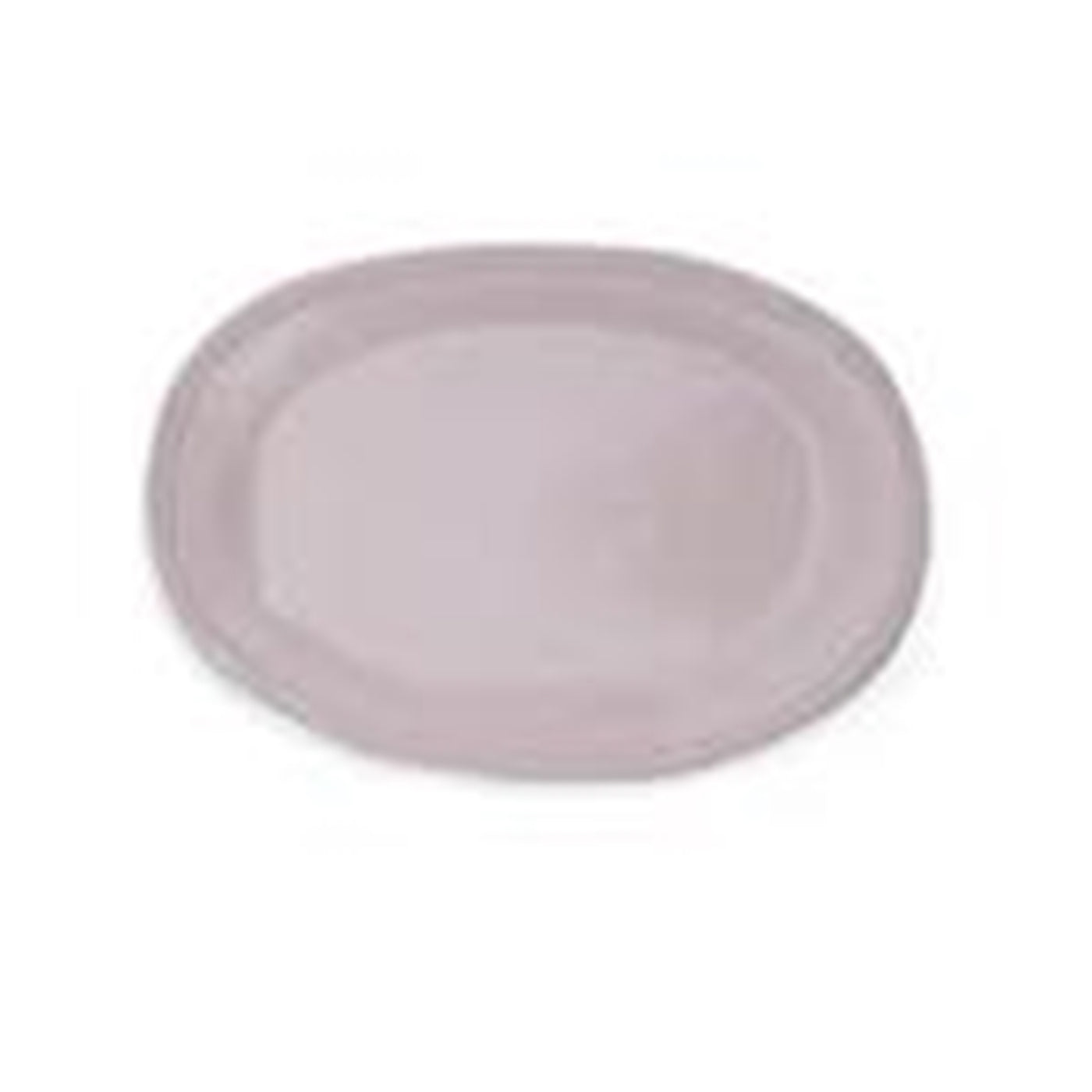 Oval Serving Platter - Double Lined  - Cream